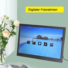 Marco de fotos digital de 15,4 pulgadas 1280x800 pantalla LED marco de fotos electrónico