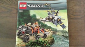 LEGO Agents: Gold Hunt (8630) 100% Complete w Minifigures & Instructions