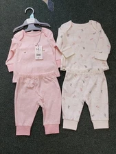 Brand New 2 Pack Mothercare Baby 2 Piece Bunny Rabbit Trouser Sets 3-6 months