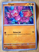 Pokémon Cards: Gligar 49/94 Common Regular | ME: Phantasmal Flames - Pokémon TCG