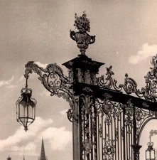 Vintage RPPC Iron Gate Grille De La Place Stanislas Nancy France