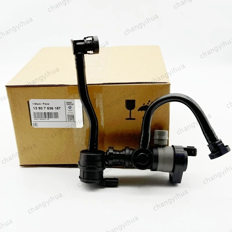 For BMW 640i 535i X3 X5 NEW Fuel Tank Ventilation Valve with Pipe 13907636157 Foto 2 de 4