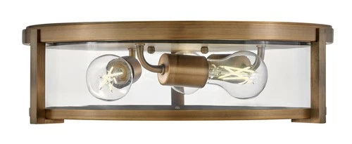 Hinkley Lighting 3243 Lowell 3 Light 16"W Flush Mount Drum - Chrome - Picture 6 of 12