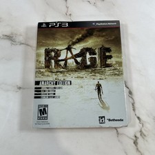 Rage (Sony PlayStation 3, PS3, 2011) Complete w/ Manual – Untested