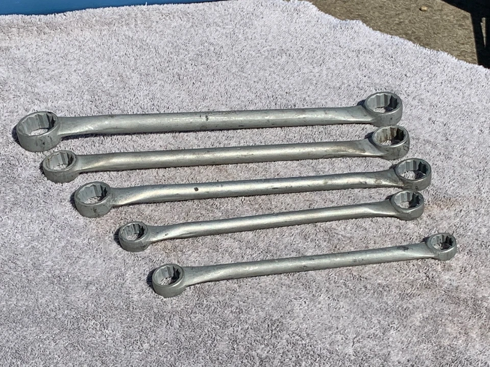 Juego de llaves vintage Blue-Point Snap on doble caja final edición militar Segunda Guerra Mundial Foto 2 de 4