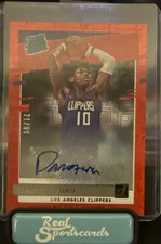 2020 Donruss Rated Rookies Choice Red Signatures 21/99 Daniel Oturu Rookie Auto