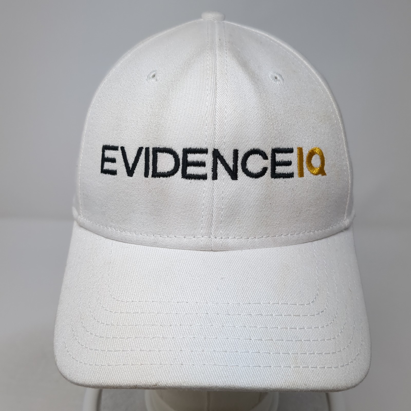 Evidence IQ Fitted Baseball Hat Solid White XL Em… - image 2