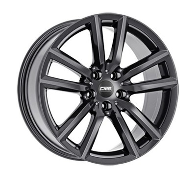 4x CMS C27 7,0x17 ET50 Complete Black Gloss Alufelge