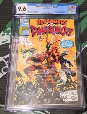 [Marvel Comics] 1992 Defenders Of Dynatron City #1 CGC 9.6