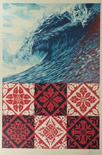 Shepard FAIREY (OBEY): Wave Distress - Original Signed Lithograph