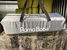 Pamo Babe P605 Play Yard Portable Foldable w/ Wheels Carry Bag Gray/Black