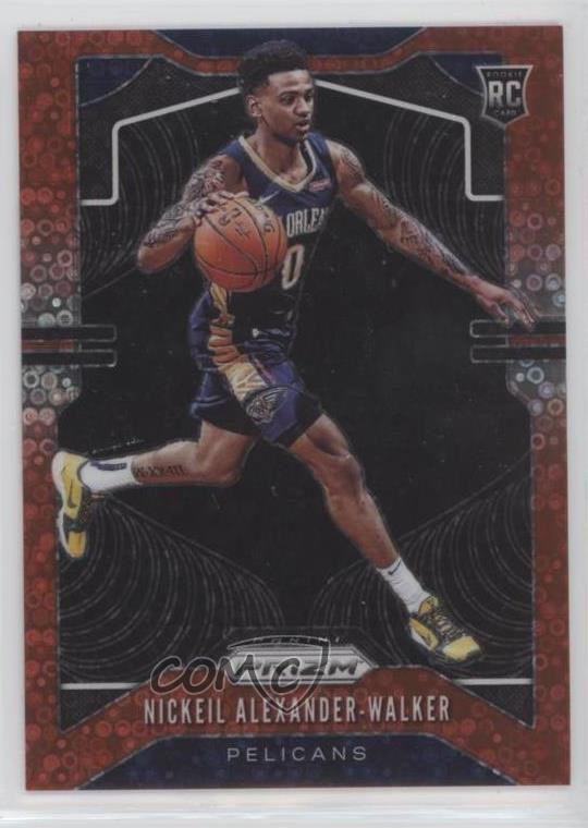 2019-20 Panini Prizm Fast Break Red 4/125 Nickeil Alexander-Walker Rookie RC 5xx