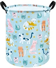 Laundry Basket Storage Bins Baby Nursery Hamper for Boys and Girls Toy Box Gi...