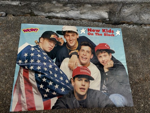 VINTAGE 90S BOP TEEN Beat MAGAZINES POSTER LOT New Kids On The Block Johnny Depp - Picture 6 of 16
