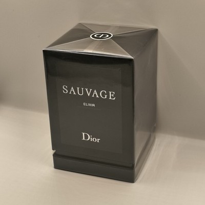Dior Sauvage Elixir 100 ml Spray Sealed Regular Size Men's Elixir Fragrance