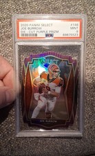 2020 Panini Select - Premier Level Joe Burrow #146 Purple Prizm Die-Cut (RC)