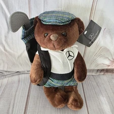 Mercedes Benz Golfer Teddy Bear Plush Stuffed Toy St Andrews Links 10 Inch 2015