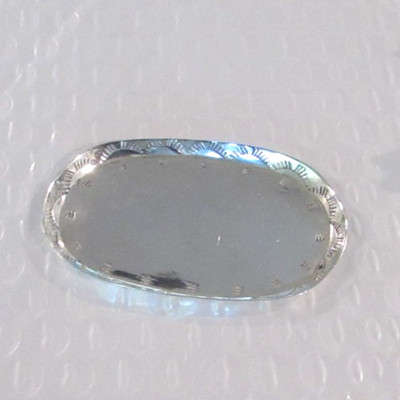 Elizabeth M Whitman Navajo Sterling Silver Miniature Serving Tray