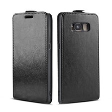 Custodia cellulare per Samsung Galaxy S8 custodia cellulare magnetica pieghevole cover nera