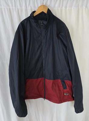 Mint BARBOUR Men's XL Lightweight Packable BOLLEN Colour Block Jacket Maroon