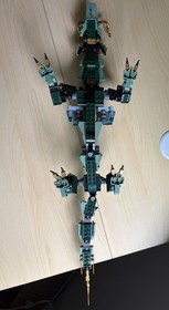 LEGO Ninjago Movie 70612 Green Ninja Mech Dragon- Built, Manuals 1 & 2, No Minis