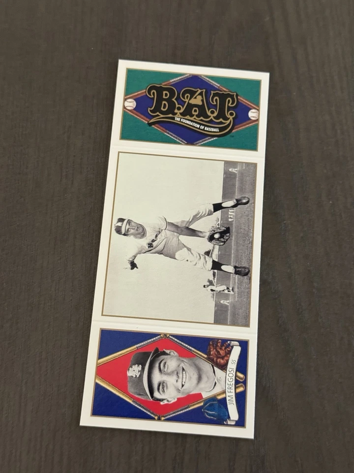 1993 Upper Deck BAT Triple-Folders #55 JIM FREGOSI Baseball Card - Image 3 of 4