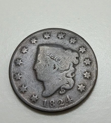 1824-P Large Cent — photo from another recent sale