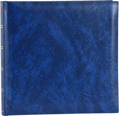 Henzo Fotoalbum BASICLINE blau 25x24,5 cm 60 weiße Seiten