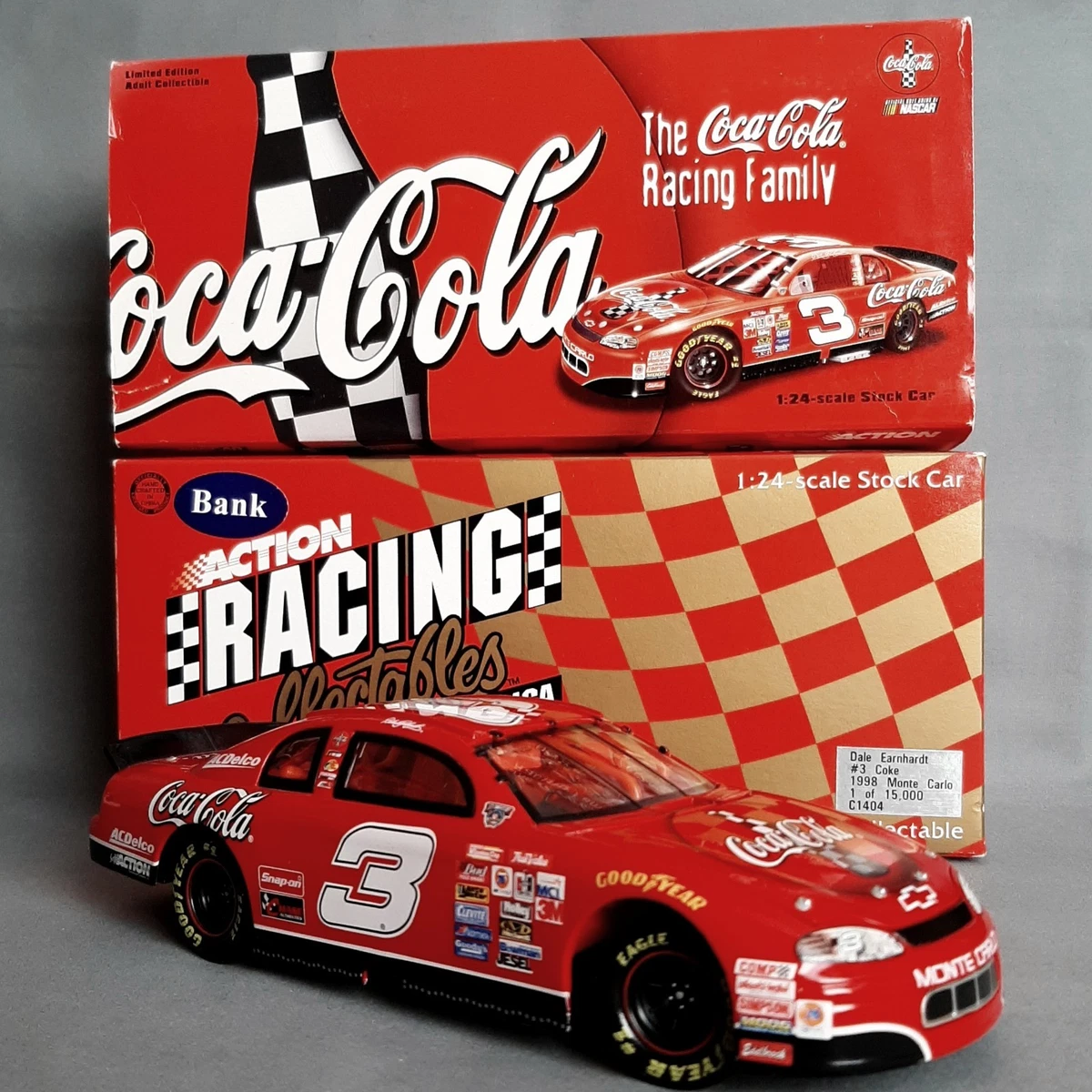 Dale Earnhardt 1:24 Coca-Cola Diecast Racing Cars for sale - eBay