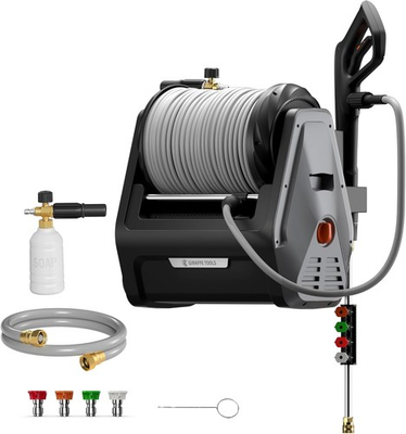 #ad Giraffe Tools Retractable Electric Pressure Washer Plus Max 2900 PSI 2.2 GPM $339.99