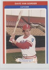 1983 Indianapolis Indians Team Issue Dave Van Gorder #27 0q3