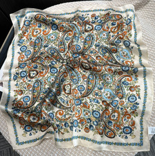 100 Mulberry Silk Shawl Scarf Bandana 53X53cm cashew Print Neckerchief wrap new