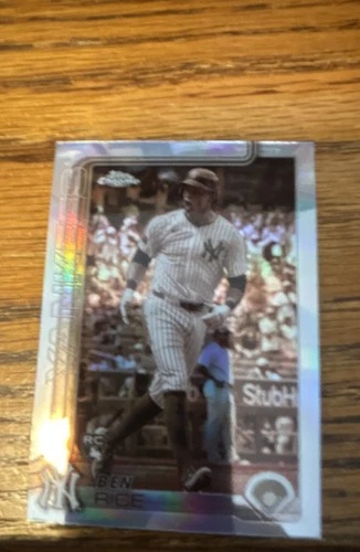 2025 Topps Chrome - Ben Rice #139 Sepia Refractor (RC)