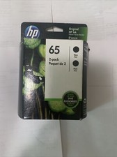 HP 65 1VU22AN Ink Cartridge - Black, Pack of 2