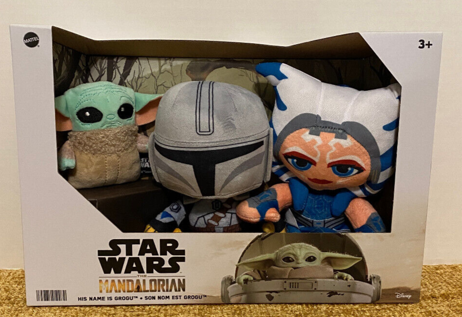 Mattel Star Wars: The Mandalorian 3-Pack Plush Set ~New~ | eBay