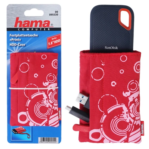 Hama Universel Disque Dur - Sac Housse 1,8 " Externe HDD SSD PC Portable