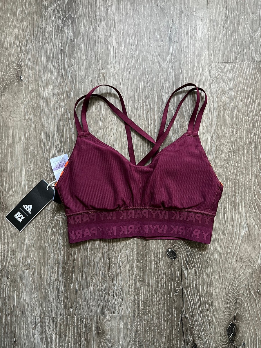 Beyonce Adidas x Ivy Park Womens Maroon/Orange Strappy