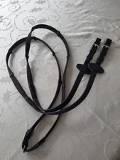 Kavalkade Web Reins in horse size, black+ NWOT Performance Fleece Girth Cover!