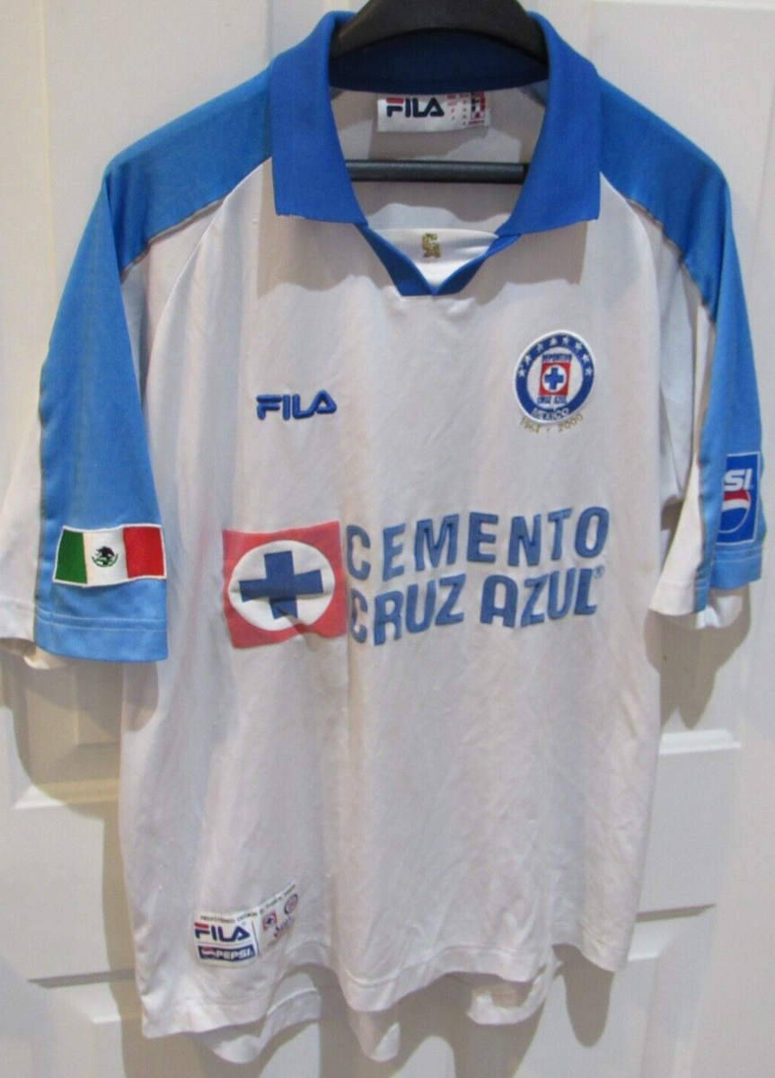 Club Deportivo Cemento Cruz Azul Authentic FILA Jersey Size 40/34