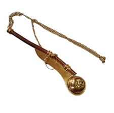 NAUTICAL Brass & Copper Boatswain Whistle Bosun Call Pipe For Navy Maritime Gift