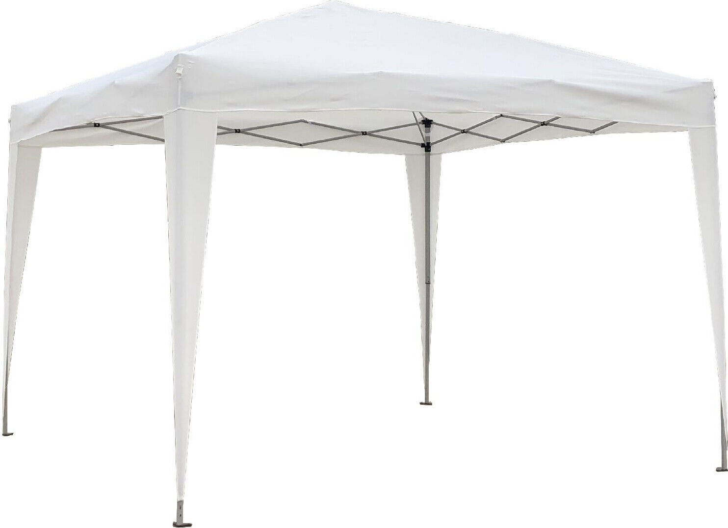 Gazebo da giardino Pieghevole Estensibile Rapido  3x3 Mt colore Bianco con sacca