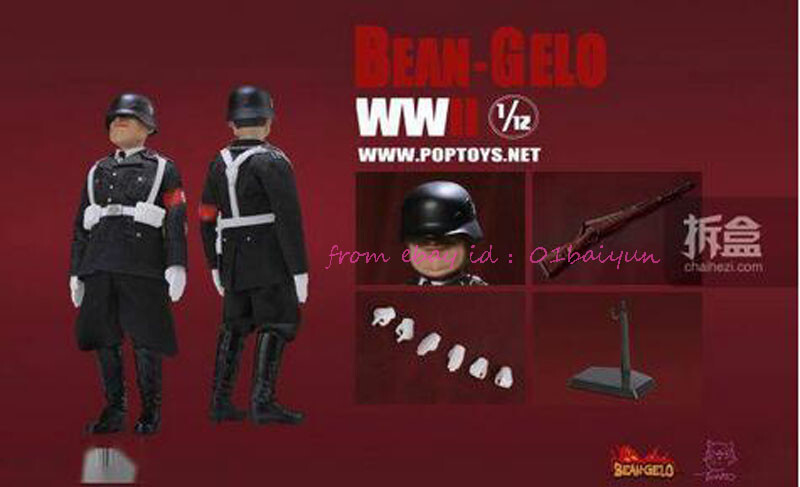 POPTOYS BGS002 Bean Gelo 1/12フィギュア ジョージ POPtoys】BGS002 1/12 Bean Gelo Series Fat guy--George WW2
