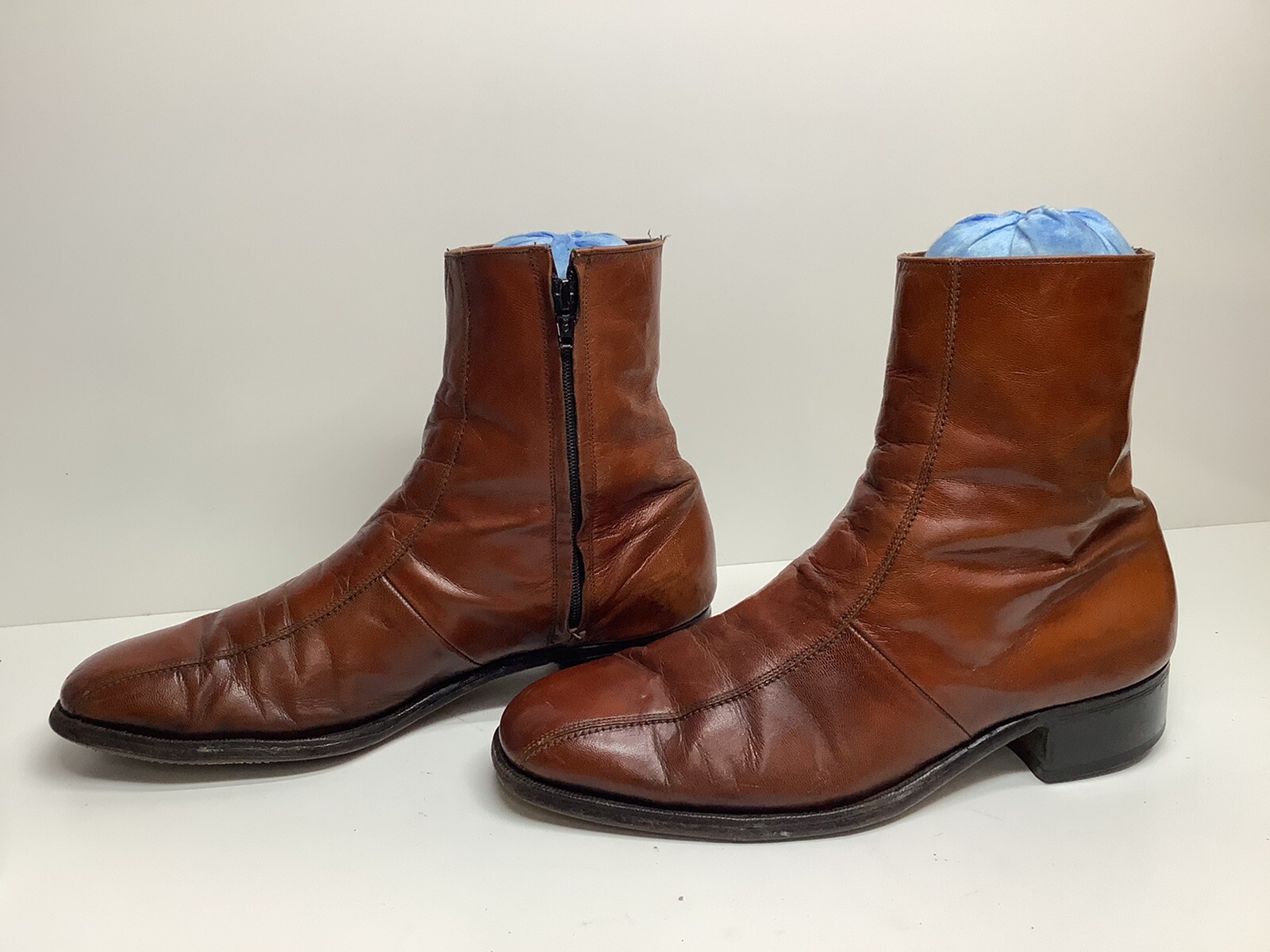 VTG MENS FLORSHEIM CASUAL BROWN BOOTS 
