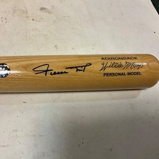 HOF WILLIE MAYS  Autographed Adirondack Bat With Say Hey Hologram