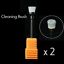 thumbnail 43 - Ceramic Nail Drill Bits File Cuticle Buffer Under Nails Cleaner Sanding Electric