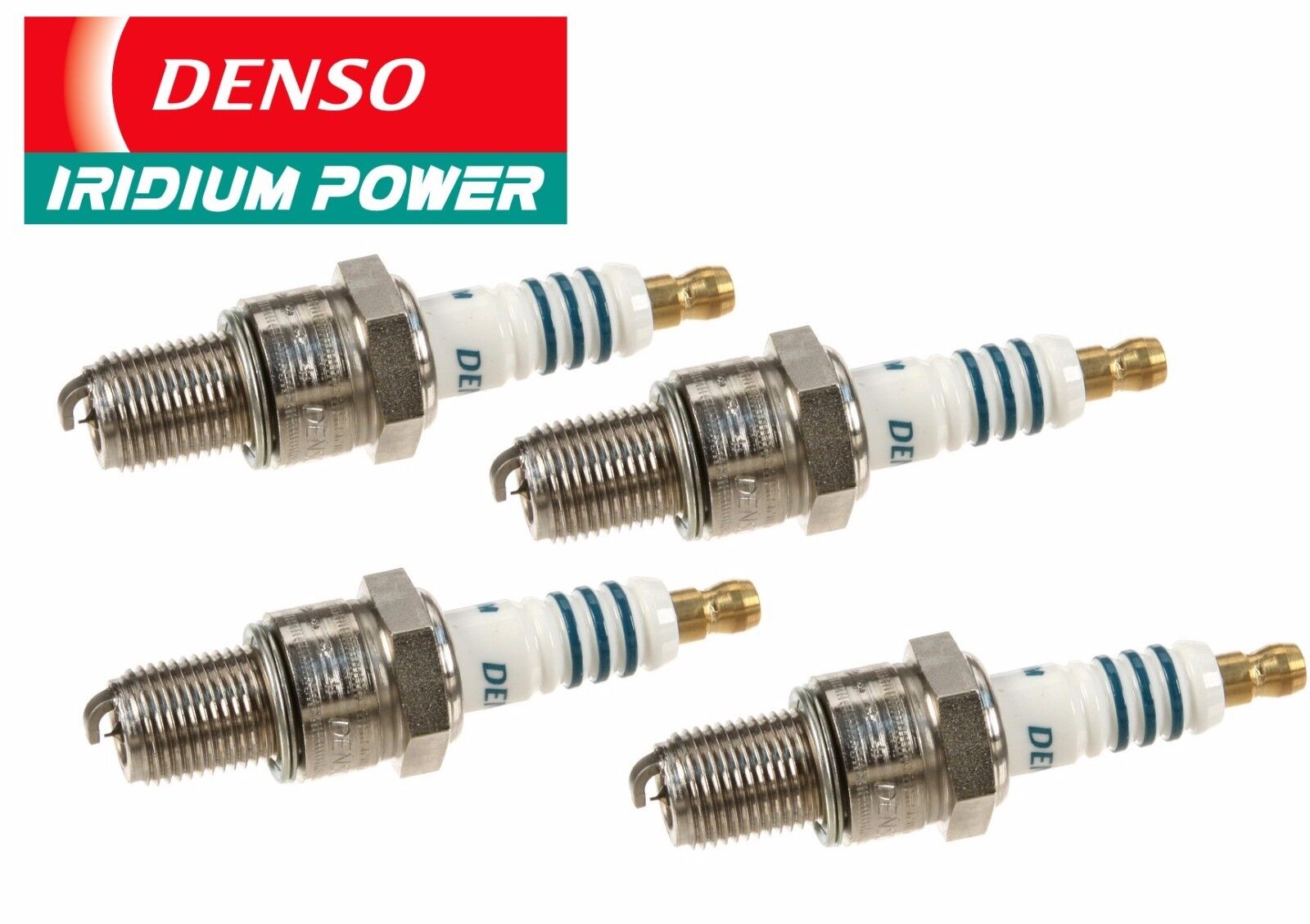 4 X DENSO IRIDIUM POWER Technologies Performance Alloy Spark Plugs IW27 # 5317