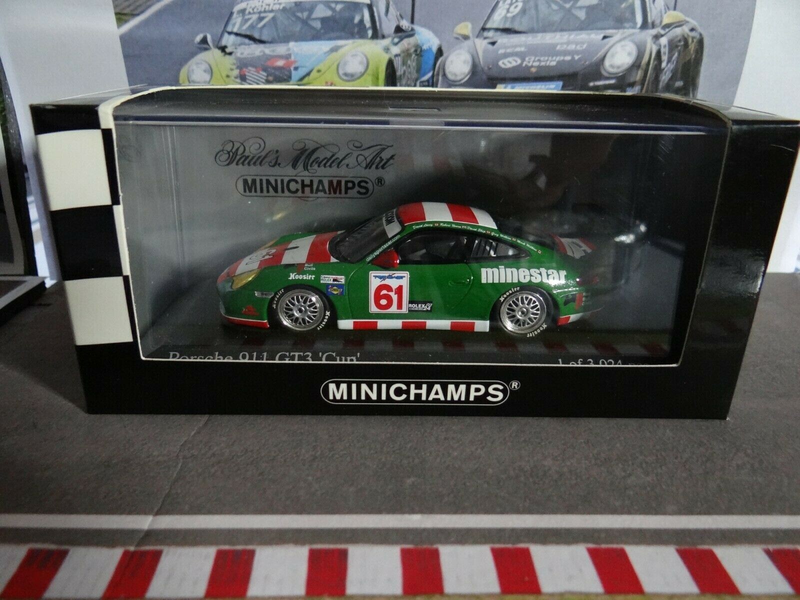Porsche 911 GT3 Cup 1/43 cadeau idéal pour passionné de circuit et Daytona