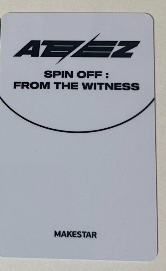 ATEEZ YUNHO Photocard SPIN OFF FROM THE WITNESS MAKESTAR ATEEZ YUNHO Photocard SPIN OFF FROM THE WITNESS MAKESTAR