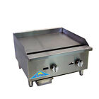 Comstock-Castle Ccegg24 24" Countertop Gas Griddle with Manual Controls, 5/8".