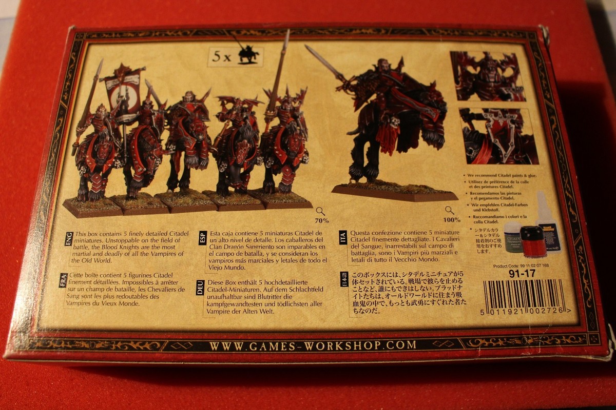 Games Workshop Warhammer Undead Blood Knights Regiment Vampire